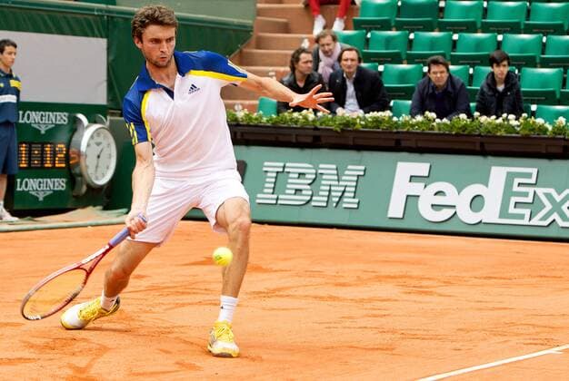 TENNIS - ATP, French Open 2013 PARIS,FRANKREICH,26.MAI.13 - TENNIS - ATP Tennis Herren World Tour, Grand Slam, Roland Garros, French Open. Bild zeigt Gilles Simon (FRA). 