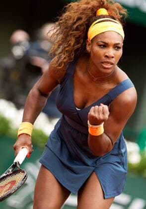 TENNIS - WTA, French Open 2013 PARIS,FRANKREICH,26.MAI.13 - TENNIS - WTA Tennis Damen Tour, Grand Slam, Roland Garros, French Open. Bild zeigt den Jubel von Serena Williams (USA). 