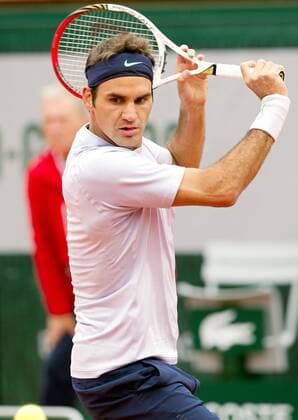 TENNIS - ATP, French Open 2013 PARIS,FRANKREICH,26.MAI.13 - TENNIS - ATP Tennis Herren World Tour, Grand Slam, Roland Garros, French Open. Bild zeigt Roger Federer (SUI). 