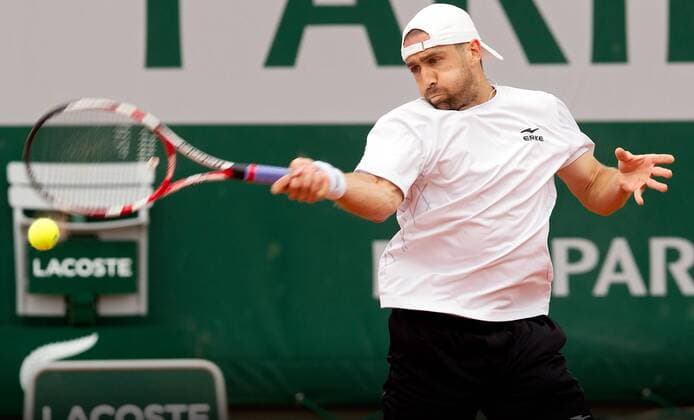 TENNIS - ATP, French Open 2013 PARIS,FRANKREICH,26.MAI.13 - TENNIS - ATP Tennis Herren World Tour, Grand Slam, Roland Garros, French Open. Bild zeigt Benjamin Becker (GER). 