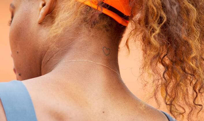 TENNIS - WTA, French Open 2013 PARIS,FRANKREICH,26.MAI.13 - TENNIS - WTA Tennis Damen Tour, Grand Slam, Roland Garros, French Open. Bild zeigt Serena Williams (USA). Keyword: Tattoo. 