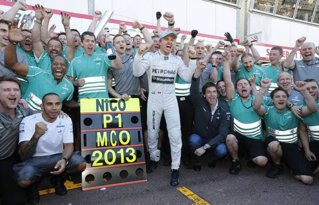 Motorsports: FIA Formula One World Championship 2013, Grand Prix of Monaco, 9 Nico Rosberg (GER, Mercedes AMG Petronas F1 Team), xHOCHxZWEIx