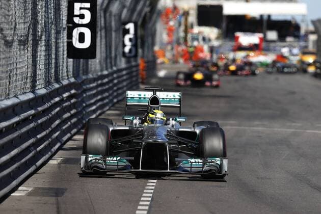 Motorsports: FIA Formula One World Championship 2013, Grand Prix of Monaco, 9 Nico Rosberg (GER, Mercedes AMG Petronas F1 Team), xHOCHxZWEIx