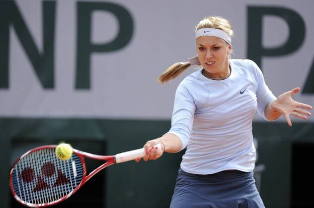 26.05.2013 Paris, France. Sabine Lisicki of Germany in action during the match in the first round of the French Open from Roland Garros. xDavidxEmmx  ActionPlus18905