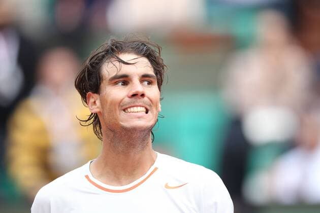 Rafael Nadal, ESP, after the first round of 2013 French Open at Roland Garros, Paris, 27 05 2013 -