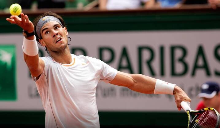 TENNIS - ATP, French Open 2013 PARIS,FRANKREICH,27.MAI.13 - TENNIS - ATP Tennis Herren World Tour, Grand Slam, Roland Garros, French Open. Bild zeigt Rafael Nadal (ESP). 