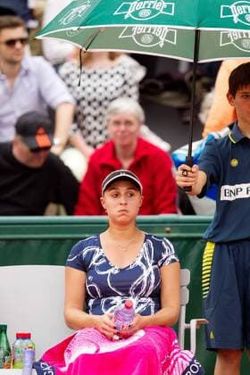 TENNIS - WTA, French Open 2013 PARIS,FRANKREICH,27.MAI.13 - TENNIS - WTA Tennis Damen Tour, Grand Slam, Roland Garros, French Open. Bild zeigt Tamira Paszek (AUT). 