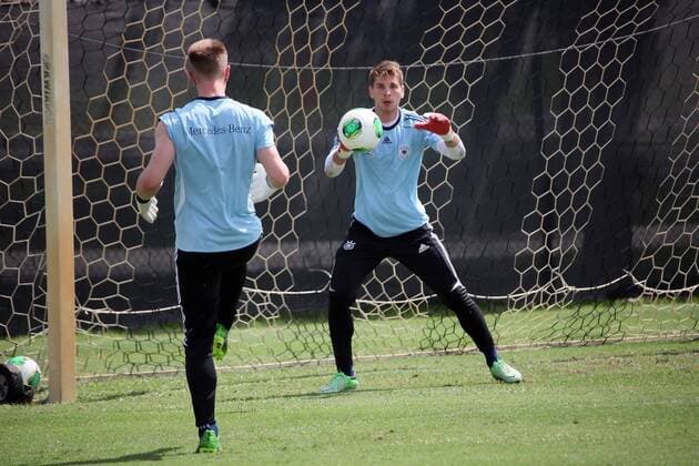 Marc Andre ter Stegen und Ron Robert Zieler (D)