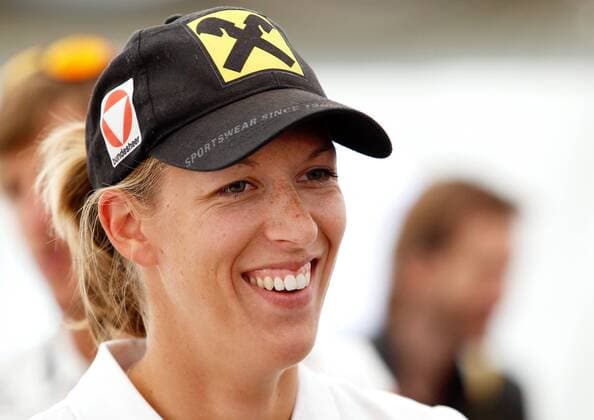 BEACHVOLLEYBALL - CEV EM 2013, Vorberichte, PK WIEN,AUSTRIA,28.MAI.13 - DIVERS, BEACH VOLLEYBALL - CEV Europameisterschaft in Klagenfurt, Vorberichte, Pressekonferenz. Bild zeigt Stefanie Schwaiger (AUT). 