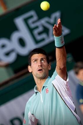 TENNIS - ATP, French Open 2013 PARIS,FRANKREICH,28.MAI.13 - TENNIS - ATP Tennis Herren World Tour, Grand Slam, Roland Garros, French Open. Bild zeigt Novak Djokovic (SRB). 