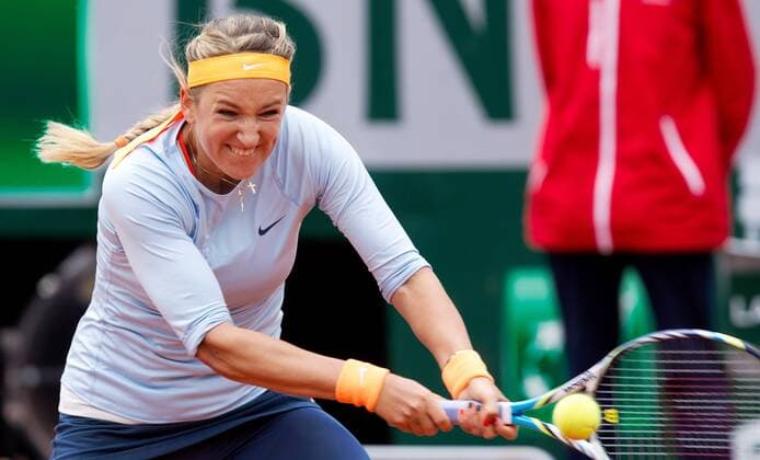 TENNIS - WTA, French Open 2013 PARIS,FRANKREICH,29.MAI.13 - TENNIS - WTA Tennis Damen Tour, Grand Slam, Roland Garros, French Open. Bild zeigt Victoria Azarenka (BLR). 