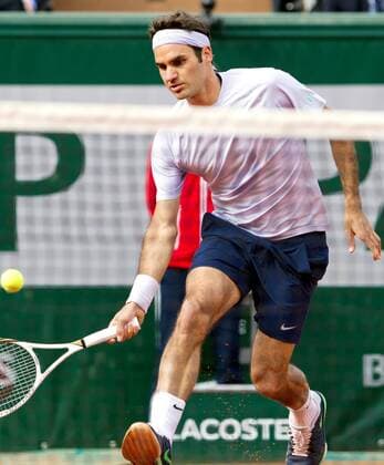 TENNIS - ATP, French Open 2013 PARIS,FRANKREICH,29.MAI.13 - TENNIS - ATP Tennis Herren World Tour, Grand Slam, Roland Garros, French Open. Bild zeigt Roger Federer (SUI). 
