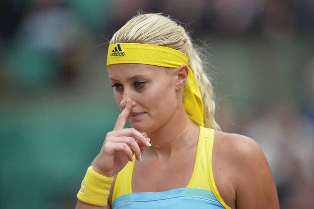 PARIS, 30.05.2013, Kristina Mladenovic (FRA) bei den Tennis French Open 2013 in Paris
