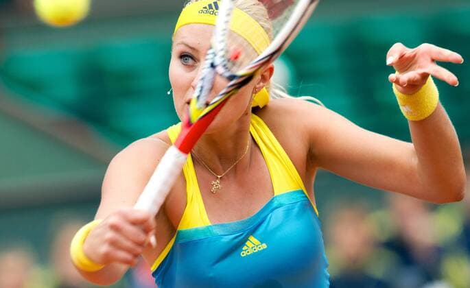 TENNIS - WTA, French Open 2013 PARIS,FRANKREICH,30.MAI.13 - TENNIS - WTA Tennis Damen Tour, Grand Slam, Roland Garros, French Open. Bild zeigt Kristina Mladenovic (FRA). 
