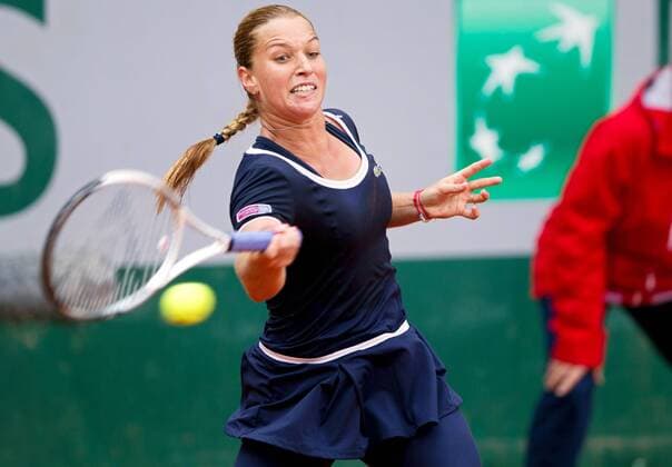 TENNIS - WTA, French Open 2013 PARIS,FRANKREICH,30.MAI.13 - TENNIS - WTA Tennis Damen Tour, Grand Slam, Roland Garros, French Open. Bild zeigt Dominika Cibulkova (SVK). 