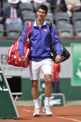 PARIS, 30.05.2013, Novak Djokovic (SBR) bei den Tennis French Open 2013 in Paris