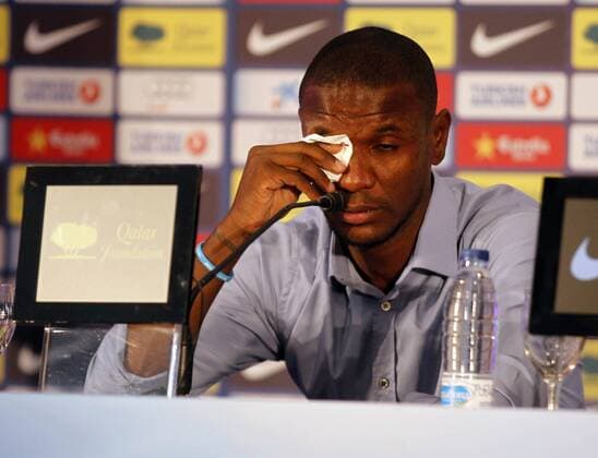 Eric Abidal FOOTBALL : Conference de Presse -- 30 05 2013 PacoLargo Panoramic 