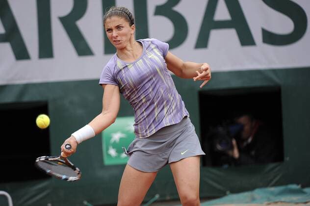 31.05.2013 Paris, France. Sara Errani of Italy in action during the match in the third round of the French Open from Roland Garros. xDavidxEmmx  ActionPlus20257936