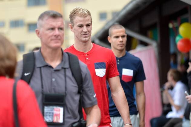 Nationalteam England um Joe Hart besucht das Projekt Sport Relief (Bola Pra Frente). Rio de Janeiro RJ, Brasil 31 05 2013. x(11)xCelsoxPupox xFotoarenax  (16752)