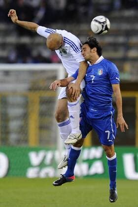 Bologna 31 05 2013 - Italien-San Marino: Alberto Aquilani-Fabio Bollini 
