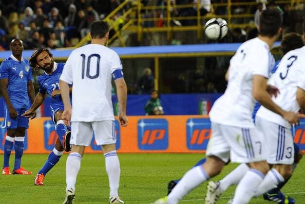 Bologna 31 05 2013 - Italien-San Marino: gol Andrea Pirlo 