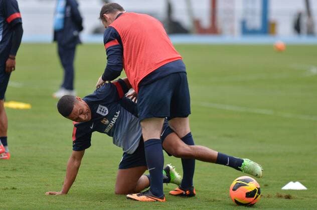 Alex Oxlade chamberlain - Training England, Escola de Educacao Fisica do Exercito. Rio de Janeiro RJ, Brasil 31 05 2013. x(11)xCelsoxPupox xFotoarenax  (16852)