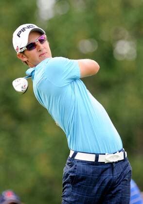 31 May 2013: Derek Ernst during the Memorial Golf Tournament second round of play at Muirfield Village Golf Course in Dublin, OH. GOLF: MAY 31 PGA Golf Herren - The Memorial Tournament - Second Round Icon154053113032 EDITORIAL USE ONLY