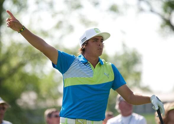 31 May 2013: Rickie Fowler during the second round of the Memorial Tournament held at Muirfield Village G.C. in Dublin, Ohio. GOLF: MAY 31 PGA Golf Herren - The Memorial Tournament - Second Round Icon20130531018 EDITORIAL USE ONLY