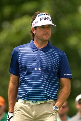 31 May 2013: Bubba Watson prepares to tee off on hole no. 1 during the second round of the Memorial Tournament held at Muirfield Village G.C. in Dublin, Ohio. GOLF: MAY 31 PGA Golf Herren - The Memorial Tournament - Second Round Icon20130531022 EDITORIAL USE ONLY