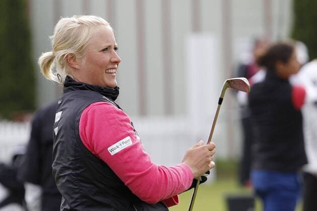 München, 01.06.2013, UniCredit Ladies German Open 2013, Golfpark Gut Häusern, Spielerin Line Vedel DEN Golfturnier
