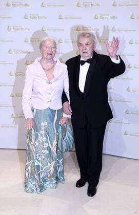 Walther Tröger mit seiner Ehefrau Almuth bei der Verleihung Goldene Sportpyramide am 31.05.2013 in Berlin Goldene Sportpyramide 2013, Berlin 