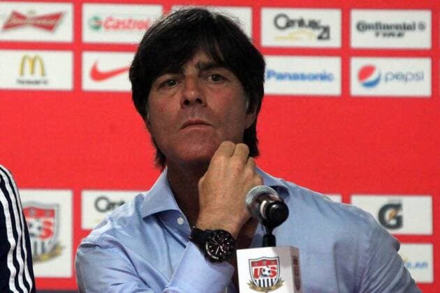Bundestrainer Joachim Löw (D) - Pressekonferenz in Washington, RFK Stadium