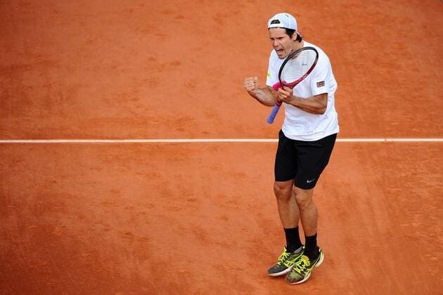 Tommy Haas (GER) TENNIS : Roland Garros 2013 - Internationaux de France - ATP Tennis Herren ou WTA Tennis Damen - 01 06 2013 TennisMagazine Panoramic 