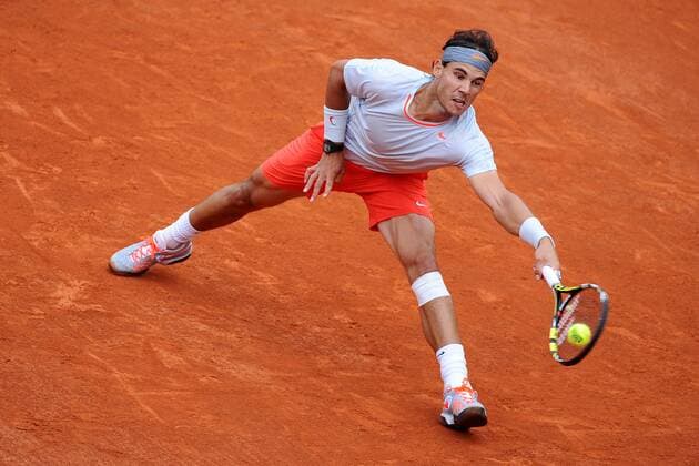 Rafael Nadal (ESP) TENNIS : Roland Garros 2013 - Internationaux de France - ATP Tennis Herren ou WTA Tennis Damen - 01 06 2013 TennisMagazine Panoramic 