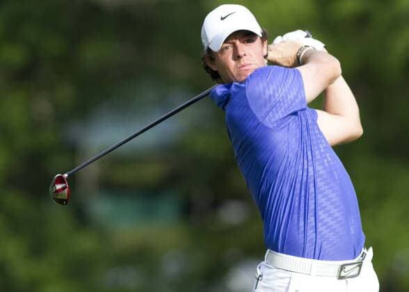 01 June 2013: Rory Mcilroy tees off during the second round of the Memorial Tournament held at Muirfield Village G.C. in Dublin, Ohio. GOLF JUN 01 PGA Golf Herren - the Memorial Tournament - Second Round Icon130601008 EDITORIAL USE ONLY