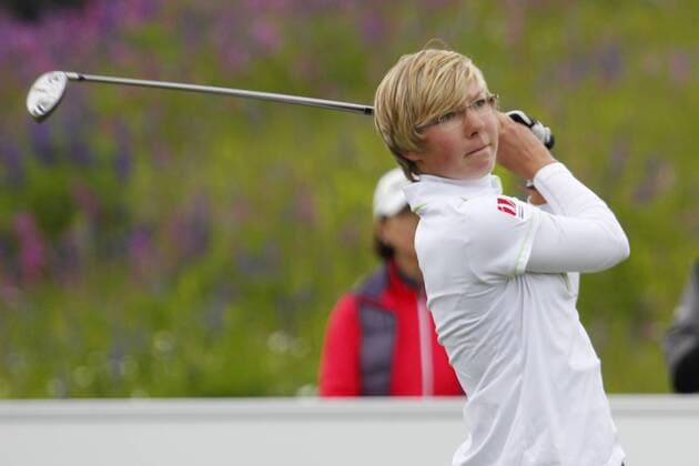 München, 01.06.2013, UniCredit Ladies German Open 2013, Golfpark Gut Häusern, Spielerin Ann Kathrin Linder GER Golfturnier