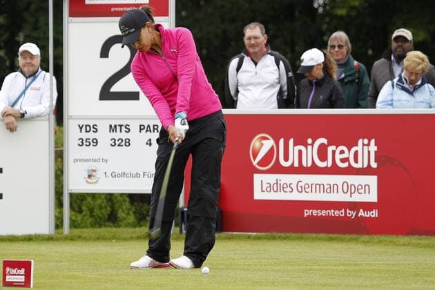 München, 01.06.2013, UniCredit Ladies German Open 2013, Golfpark Gut Häusern, Spielerin Heni Zuel ENG Golfturnier