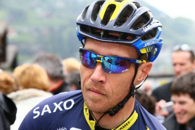 02.06.2013 Radsport Criterium du Dauphine (FRA) 1. Etappe Champery - Champery Bild zeigt Nicki Soerensen (DEN) Team Saxo-Tinkoff Aktion Einzelbild (Foto 