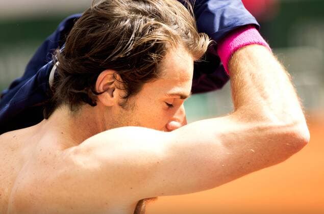 TENNIS - ATP, French Open 2013 PARIS,FRANKREICH,03.JUN.13 - TENNIS - ATP Tennis Herren World Tour, Grand Slam, Roland Garros, French Open. Bild zeigt Tommy Haas (GER). 