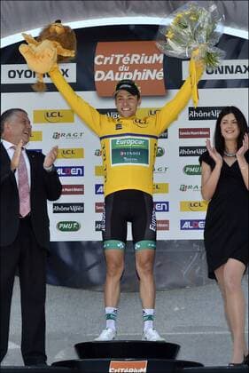 David Veilleux ( Canada Europcar ) CYCLISME: Criterium du Dauphine 2013 - Etappe 2 - Chatel Oyonnax - 03 06 2013 Photonews Panoramic 