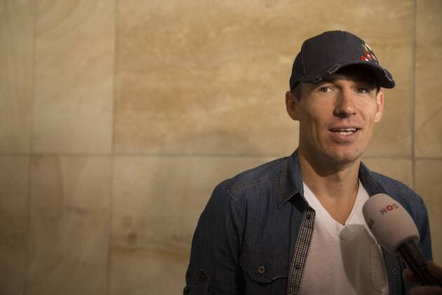Arjen Robben of Holland during the arrival of the Dutch National team on June 3, 2013 at Grand Hote Huis ter Duin at Noordwijk, The Netherlands. Arrival Dutch team Friendly 2012 2013 xVIxLaurensxLindhoutxIVx 1591000