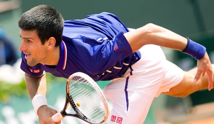 TENNIS - ATP, French Open 2013 PARIS,FRANKREICH,03.JUN.13 - TENNIS - ATP Tennis Herren World Tour, Grand Slam, Roland Garros, French Open. Bild zeigt Novak Djokovic (SRB). 