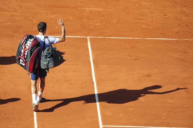 Roger Federer (sui) TENNIS : Internationaux Roland Garros 2013 - 04 06 2013 JBAutissier Panoramic 