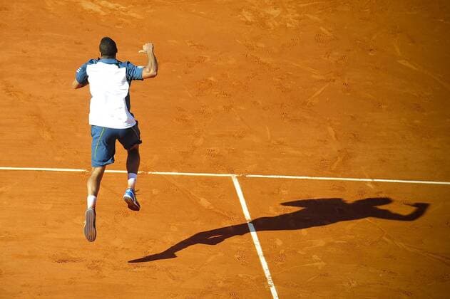 Jo Wilfried Tsonga (fra) TENNIS : Internationaux Roland Garros 2013 - 04 06 2013 JBAutissier Panoramic 
