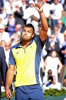 04.06.2013 Paris, France. Jo-Wilfried Tsonga of France French Open from Roland Garros. xDavidxEmmx  ActionPlus11415209