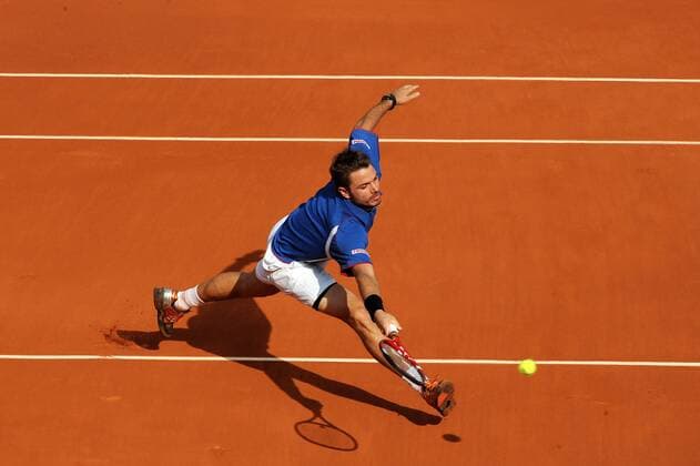 Stanislas Wawrinka (Suisse) TENNIS : Roland Garros - French Open 2013 - 05 06 2013 NLeGouic FEP Panoramic 