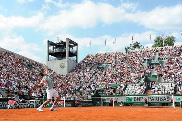 Novak Djokovic (Serbien) TENNIS : Roland Garros - French Open 2013 - 05 06 2013 NLeGouic FEP Panoramic 
