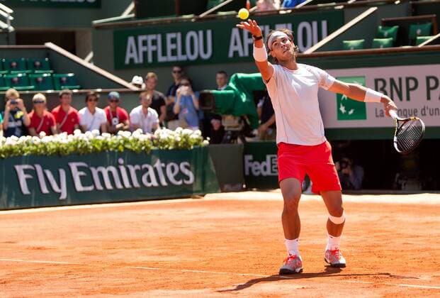 TENNIS - ATP, French Open 2013 PARIS,FRANKREICH,07.JUN.13 - TENNIS - ATP Tennis Herren World Tour, Grand Slam, Roland Garros, French Open. Bild zeigt Rafael Nadal (ESP). 