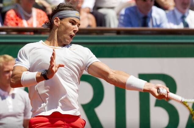 TENNIS - ATP, French Open 2013 PARIS,FRANKREICH,07.JUN.13 - TENNIS - ATP Tennis Herren World Tour, Grand Slam, Roland Garros, French Open. Bild zeigt Rafael Nadal (ESP). 