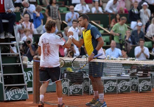 Jo Wilfried Tsonga (fra) vs David Ferrer (esp) - TENNIS : Roland Garros 2013 - Internationaux de France - AnthonyBibard FEP Panoramic 